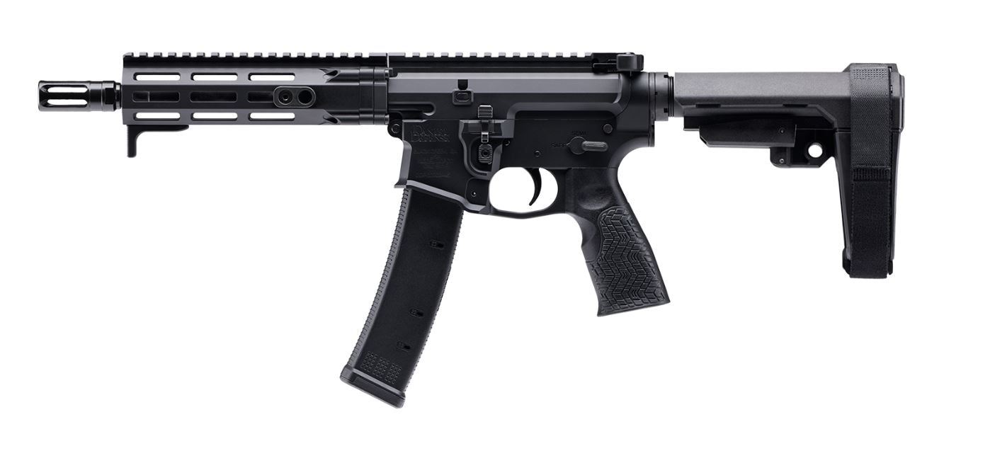 Daniel Defense PCC Pistol 9mm Semi-Auto Rifle - 8.3" - Matte Black Hardcoat Anodized